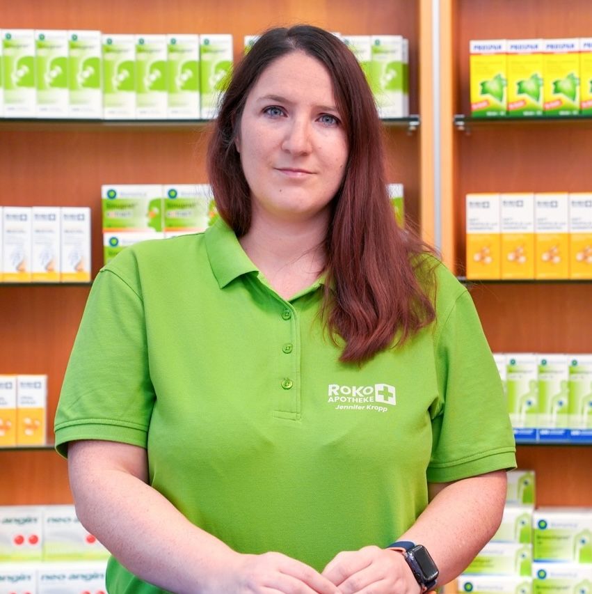 Porträt von Jennifer, PTA in den RoKo-Apotheken